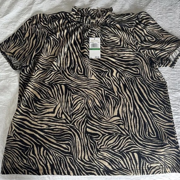 Michael Kors Animal Print Top - Picture 6 of 6